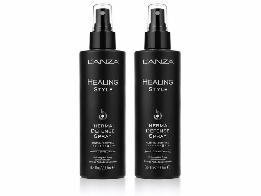 L’ANZA Healing Style Thermal Defense Spray 6.8oz 200ml Lot of 2 Heat Protect